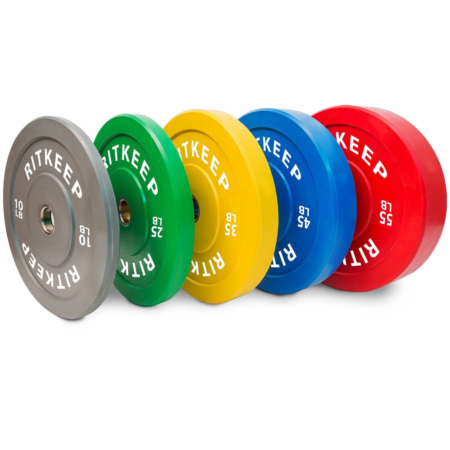 2" Olympic Low Bounce Color Rubber Weight Plates